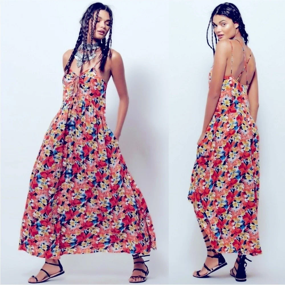 Free People Mulberry Maxi Dress w/ Keyhole (6)